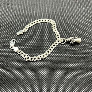 Italian silver angel charm bracelet